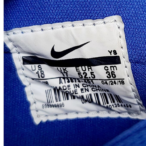 Nike Zoom Shift 2 TB Blue Basketball Athletic Shoe AT3873-401 Men's 18 - Picture 7 of 10